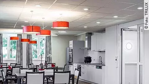 Lichtkonzept im Krankenhaus der Firma TRILUX