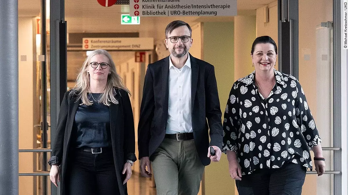 V. l. Katrin Korn-Mattern, Mirko Radloff und Bärbel Hebert V. l. Katrin Korn-Mattern, Mirko Radloff und Bärbel Hebert