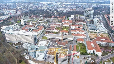 Universitätsmedizin Mainz Luftaufnahme