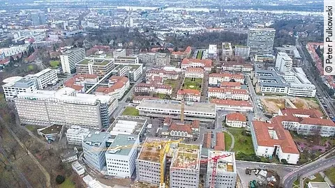 Universitätsmedizin Mainz Luftaufnahme