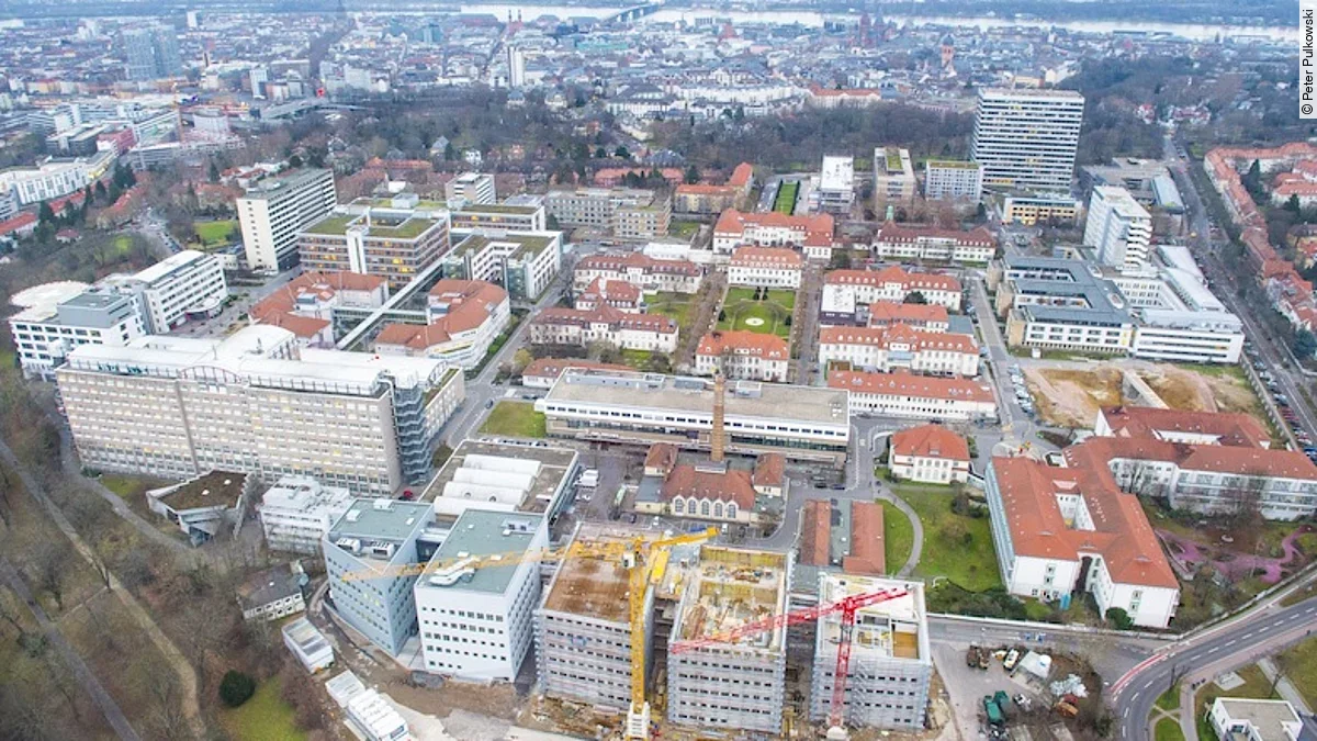 Universitätsmedizin Mainz Luftaufnahme Universitätsmedizin Mainz Luftaufnahme