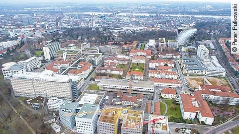 Universitätsmedizin Mainz Luftaufnahme