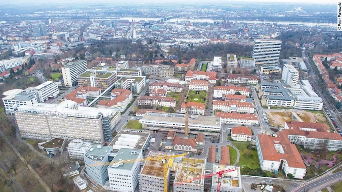 Universitätsmedizin Mainz Luftaufnahme Universitätsmedizin Mainz Luftaufnahme