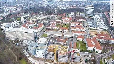 Universitätsmedizin Mainz Luftaufnahme