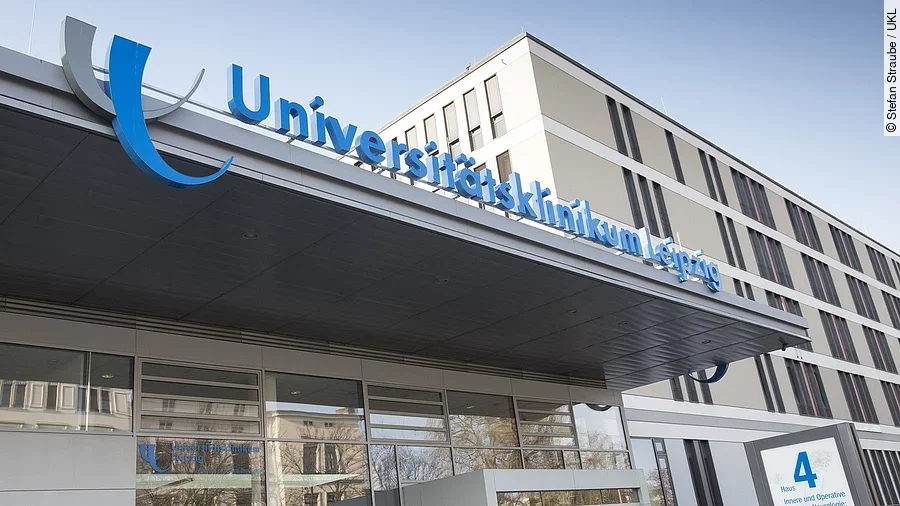 Haupteingang des Universitätsklinikums Leipzig