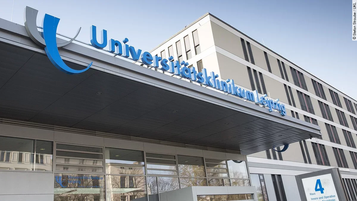 Haupteingang des Universitätsklinikums Leipzig