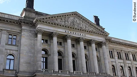 Bundesrat Gebäude von außen