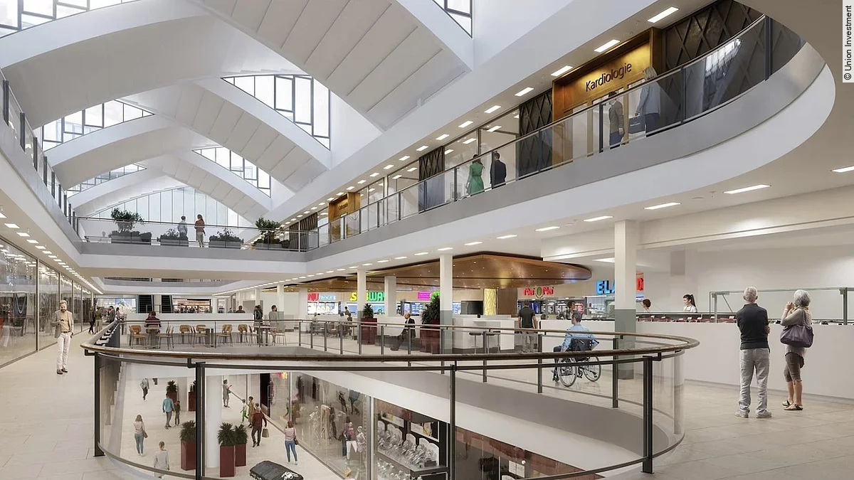 Visualisierung der Mall of Life in Neuss Visualisierung der Mall of Life in Neuss