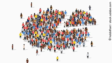 Menschengruppe Menschengruppe