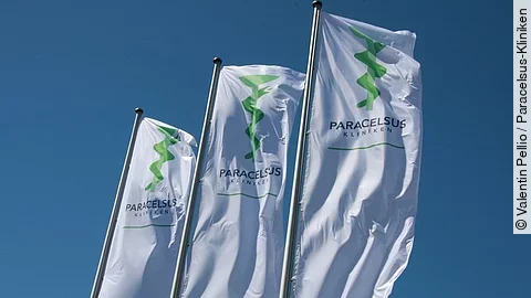 Fahnen Paracelslus-Kliniken Fahnen Paracelslus-Kliniken