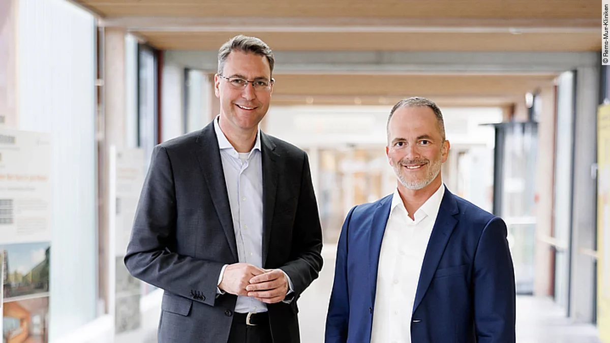 Dr. Richard Sigel und André Mertel. 