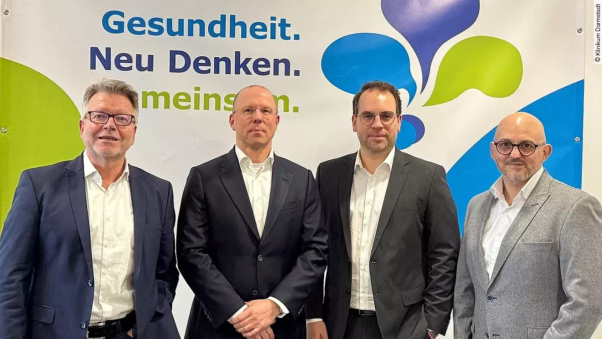 Die vier Geschäftsführer der neuen Darmstädter Holding.