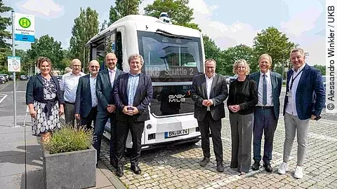 Shuttlebuseinweihung