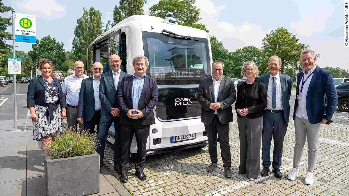 Shuttlebuseinweihung Shuttlebuseinweihung