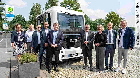 Shuttlebuseinweihung