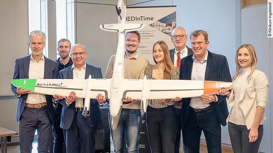 Drohnenflug Klinikum Ingolstadt