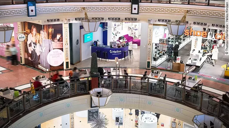 Helios Pop-up-Store im Berliner Shoppingcenter