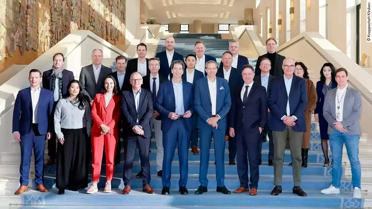 Delegation der Knappschaft Kliniken in China