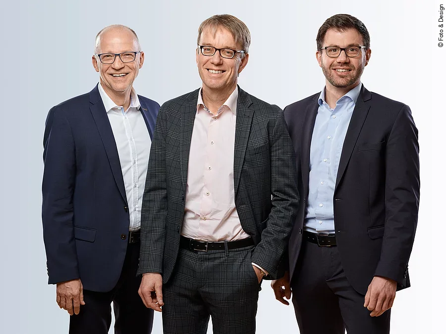 Geschäftsführungsteam der Kliniken des Landkreises Lörrach und des St. Elisabethen-Krankenhauses