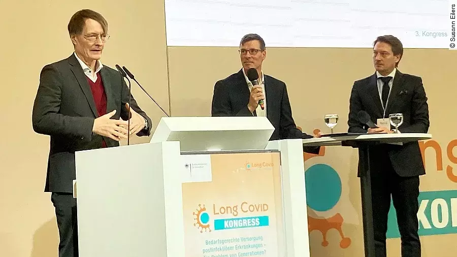 Prof. Karl Lauterbach, Dr. Daniel Vilser und Prof. Dr. Rembert Koczulla