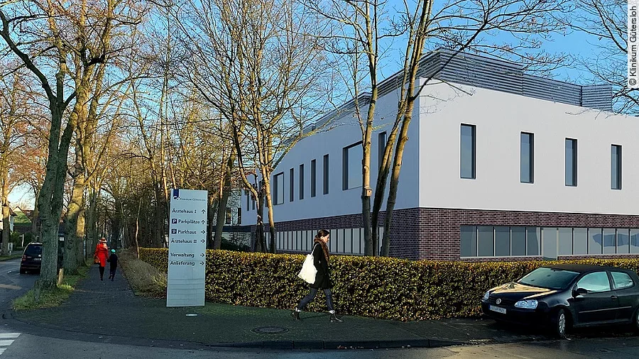 Visualisierung Neubau Klinikum Gütersloh