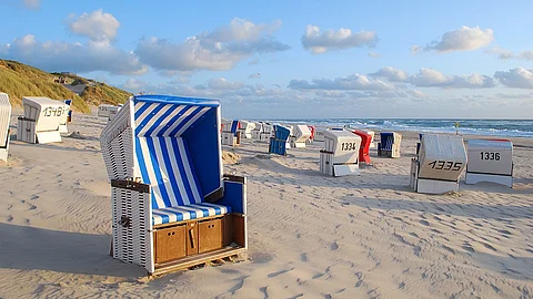 Strandkörbe auf Sylt