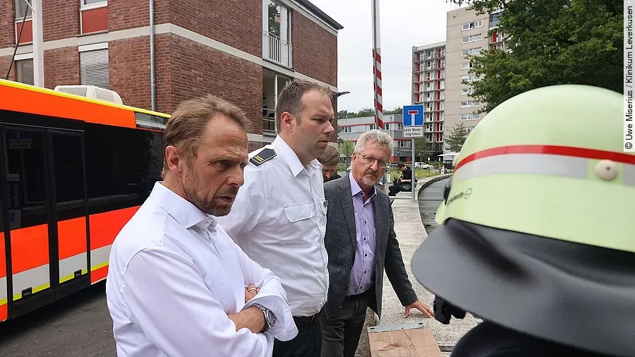 Evakuierung des Klinikums Leverkusen