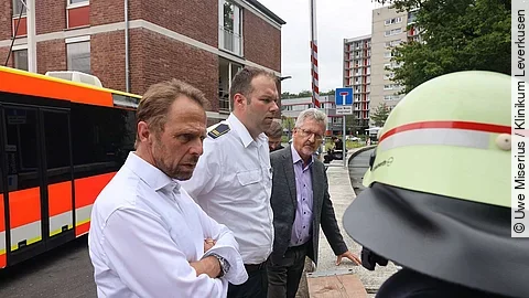 Evakuierung des Klinikums Leverkusen