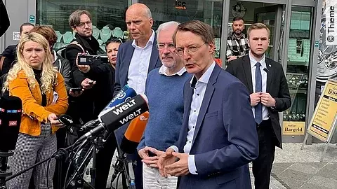 Prof. Karl Lauterbach am 9. August 2023