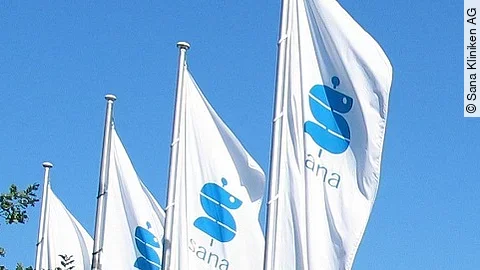 Flaggen der Sana Kliniken AG Flaggen der Sana Kliniken AG