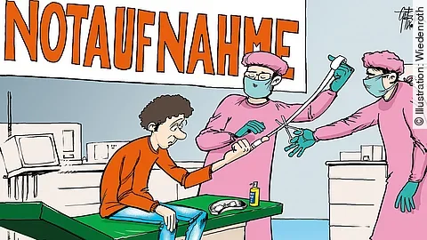 Illustration Notaufnahme