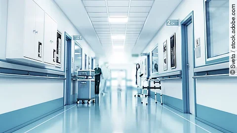 Krankenhausflur Krankenhausflur