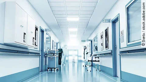 Krankenhausflur Krankenhausflur