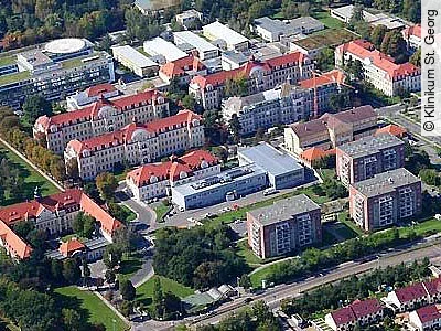 Luftaufnahme Klinikum St. Georg