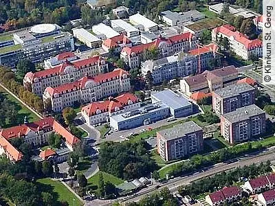 Luftbild Klinikum St. Georg Luftaufnahme Klinikum St. Georg