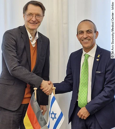 Prof. Karl Lauterbach und Prof. Ronni Gamzu