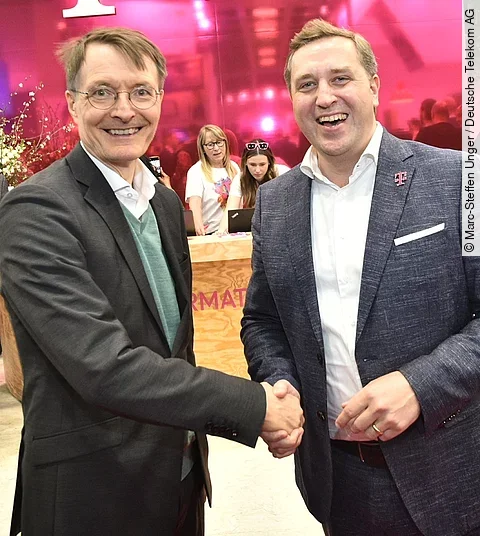 Prof. Karl Lauterbauch und Dr. Gottfried Ludewig Prof. Karl Lauterbauch und Dr. Gottfried Ludewig