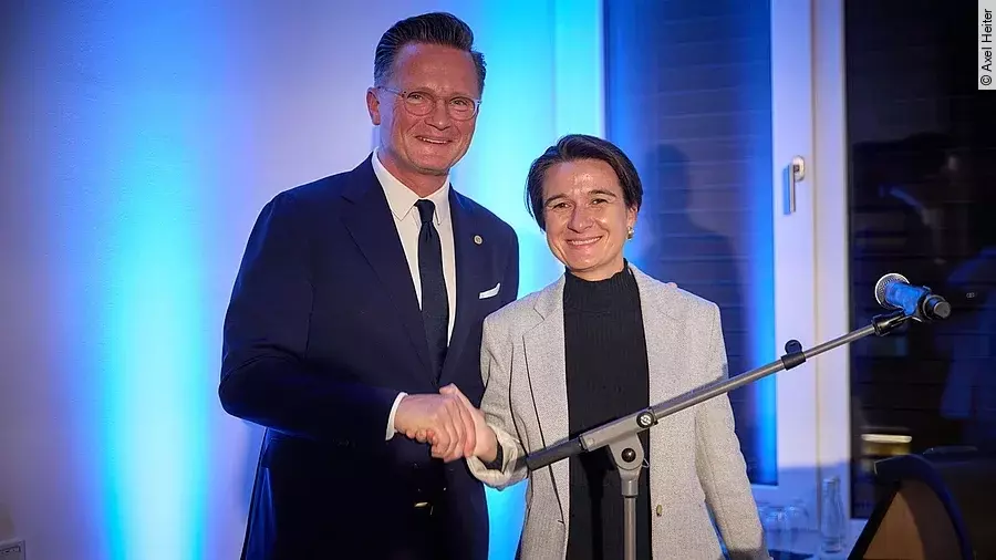 Prof. Maurice Stephan Michel und Sandra Henek