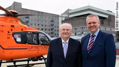 Professor Manns und Minister Thümler