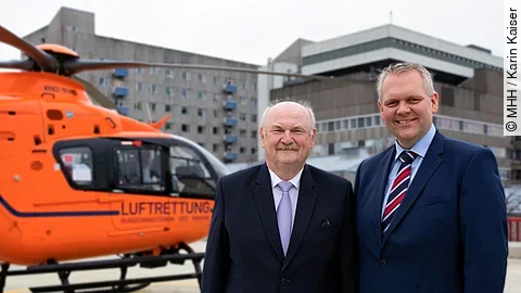 Professor Manns und Minister Thümler