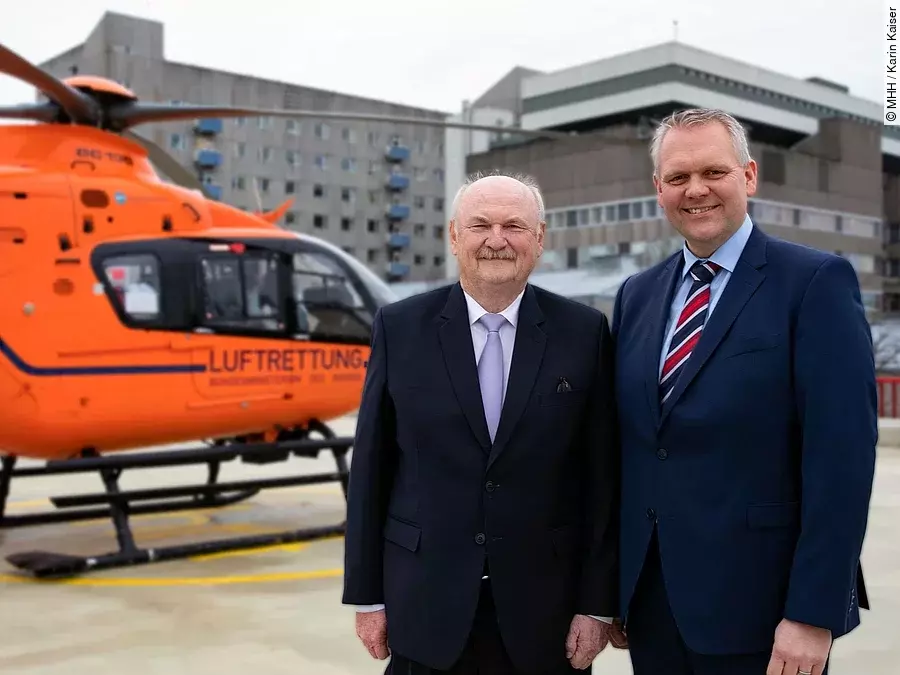 Professor Manns und Minister Thümler