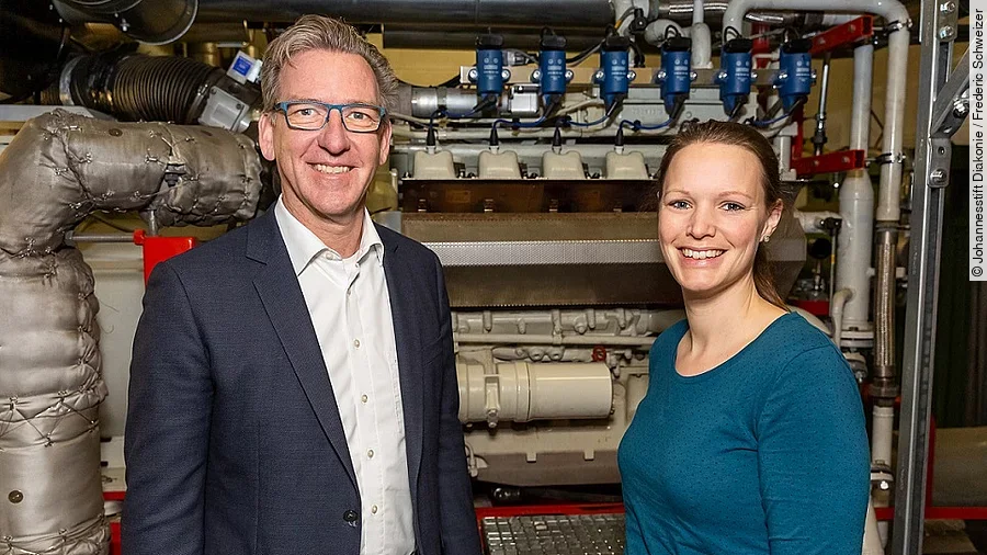 Dr. Matthias Albrecht und Laura-Marie Strützke