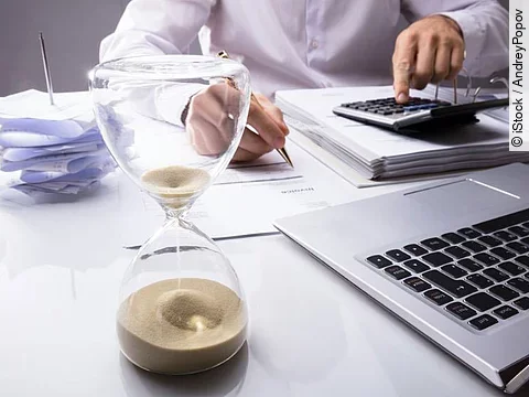 Sanduhr Digitales Gesundheitswesen