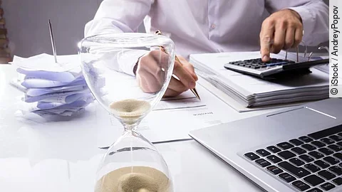 Sanduhr Digitales Gesundheitswesen