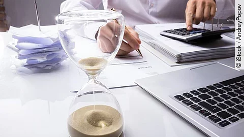 Sanduhr Digitales Gesundheitswesen