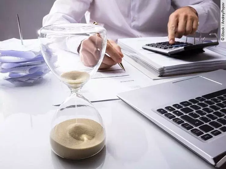 Sanduhr Digitales Gesundheitswesen