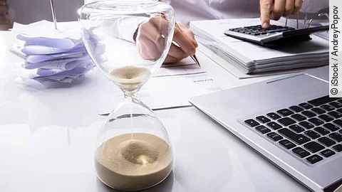 Sanduhr Digitales Gesundheitswesen