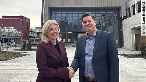 Prof. Annegret Kuhn und Michael Ackermann