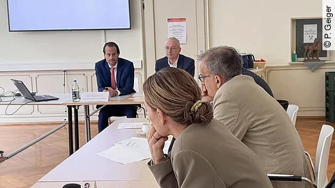 Felix Brenneisen bei der KMB-Jahrespressekonferenz 