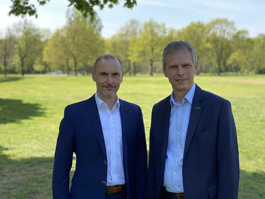 v.l. Hubertus Mund, Michael Rabes